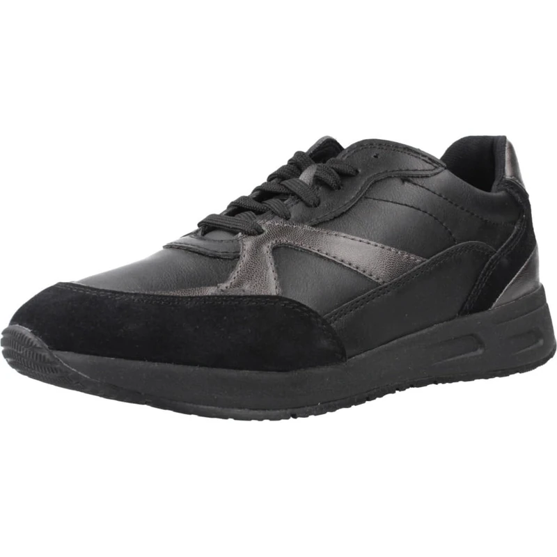 Geox Women's D Bulmya A Trainers, Black, 2.5 UK