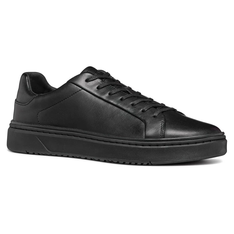 Geox Men's U Zackerty ASneaker, Black, 6.5 UK