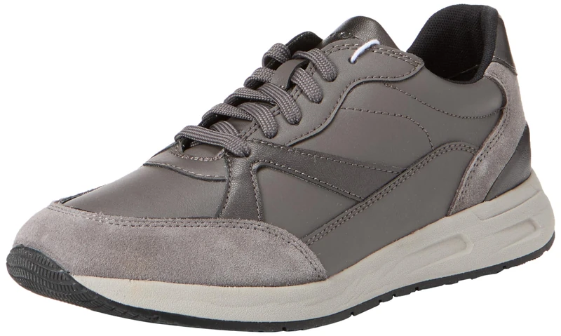 Geox Women's D Bulmya A Trainers, Dk Grey Gun, 5 UK