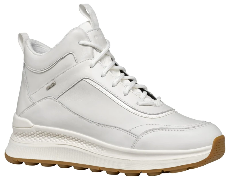 Geox Women's D Spherica Actif X2 Trainers, White, 2.5 UK