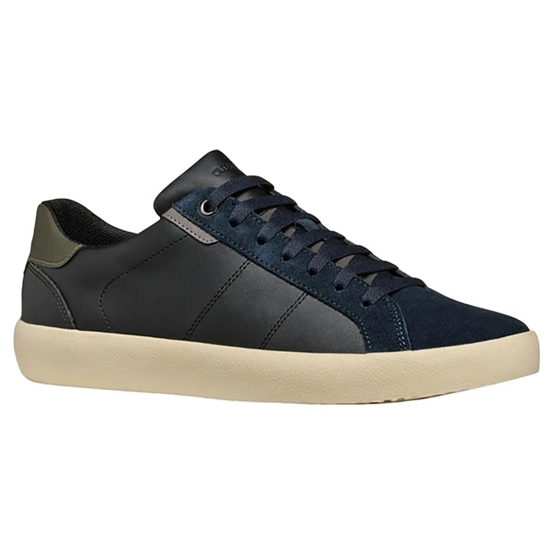 Geox Men's U Affile ASneaker, Black Navy, 10 UK