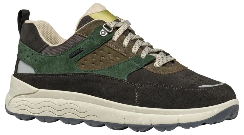 Geox Men's U Spherica 4x4 B ABX Trainers, Dk Coffee Dk Green, 9 UK