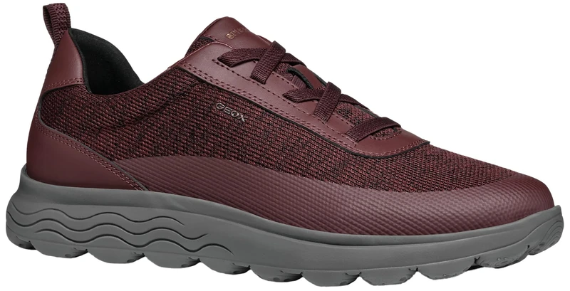 Geox Men's U Spherica aSneaker, C7011 Wine, 10 UK