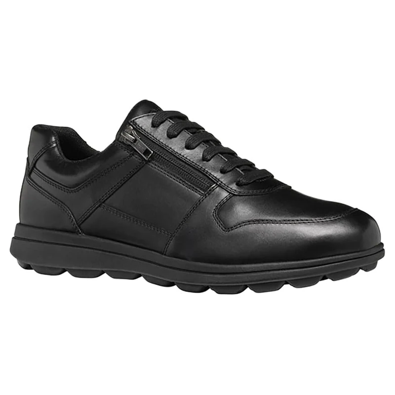 Geox Men's U Spherica Ec12 A Oxford, Black, 7.5 UK