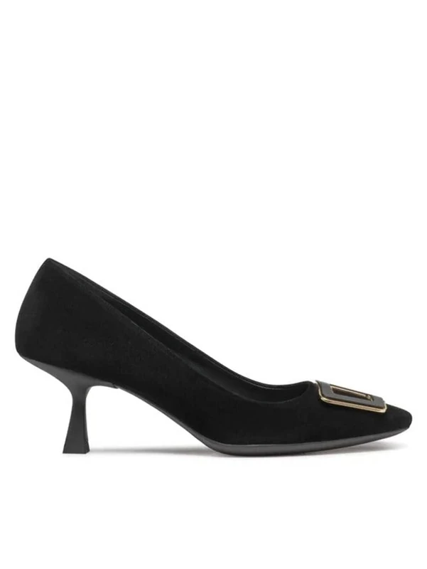 Geox Women's D Giselda R CClassic, Black, 7.5 UK