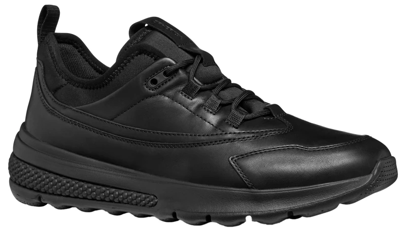 Geox Men's U Spherica Actif A Trainers, Black, 10 UK