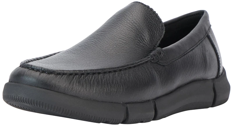 Geox Men's U Adacter M B Moccasin, Black, 6 UK