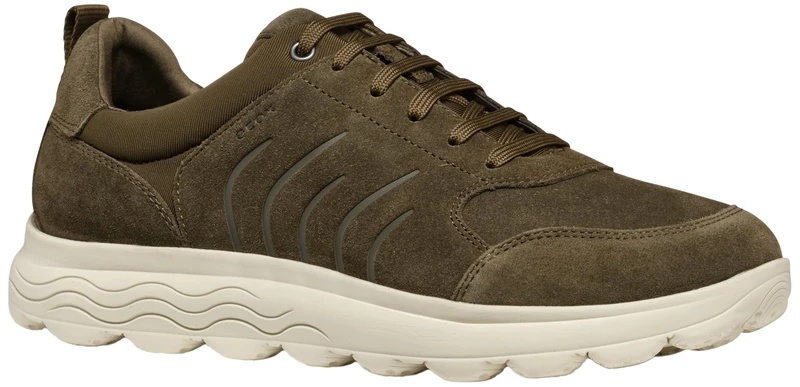 Geox Men's U Spherica B Sneaker, Military, 7 UK