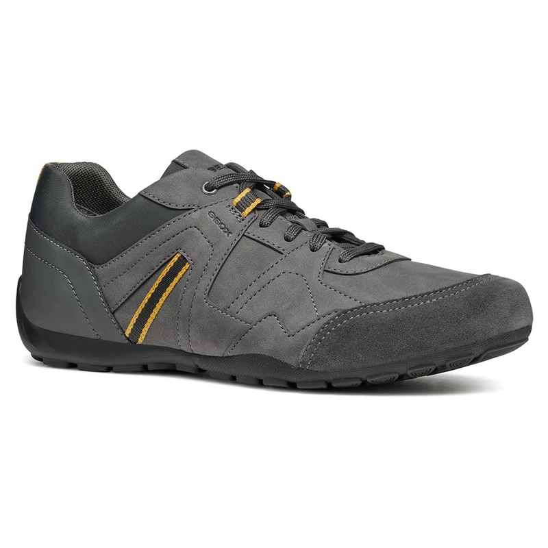 Geox Men's U Ravex C Trainers, Graphite, 10 UK