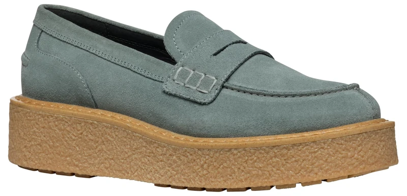 Geox Women's D Elidea A Moccasin, Sage, 7 UK
