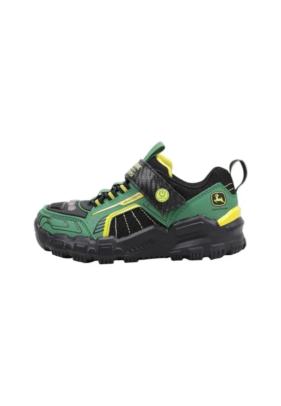 Skechers Boy's John Deere x Adventure Track Rugged-Brights Green, 1 UK