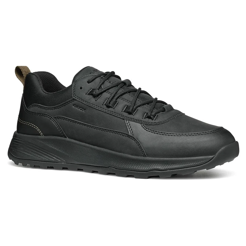 Geox Men's U Terrestre A Sneaker, Black, 10.5 UK