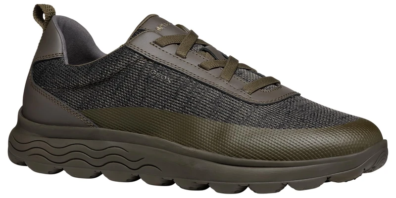 Geox Men's U Spherica aSneaker, C3391 Lt Olive, 6.5 UK