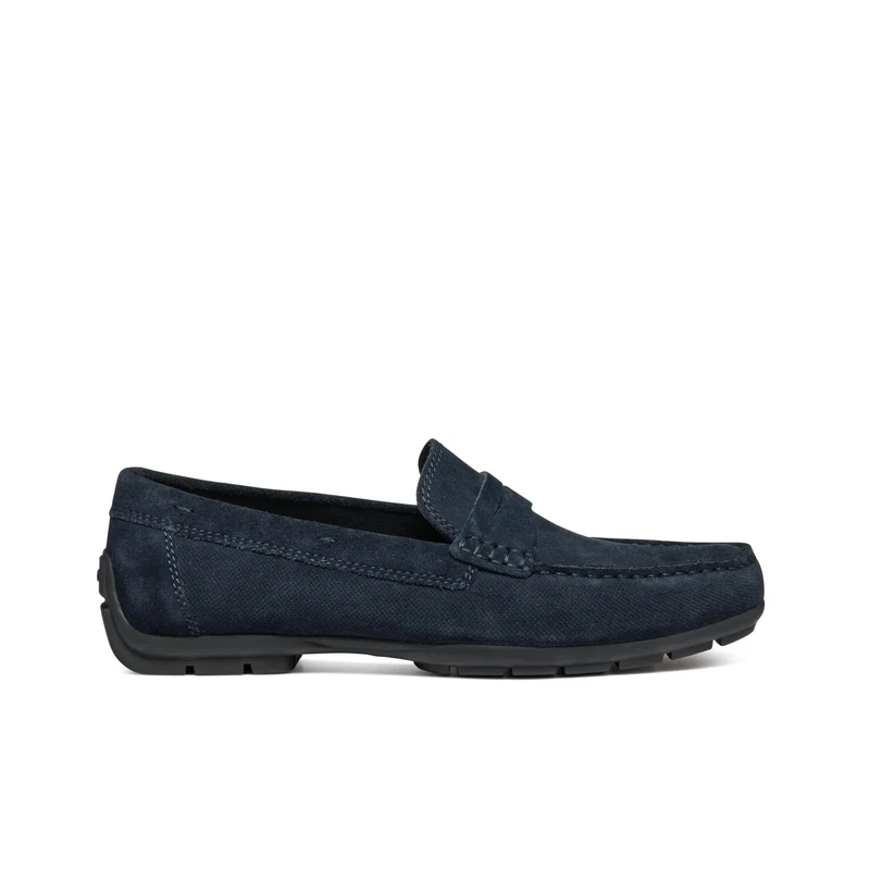 Geox Men's u Moner w 2fit d Moccasin, Navy, 9 UK
