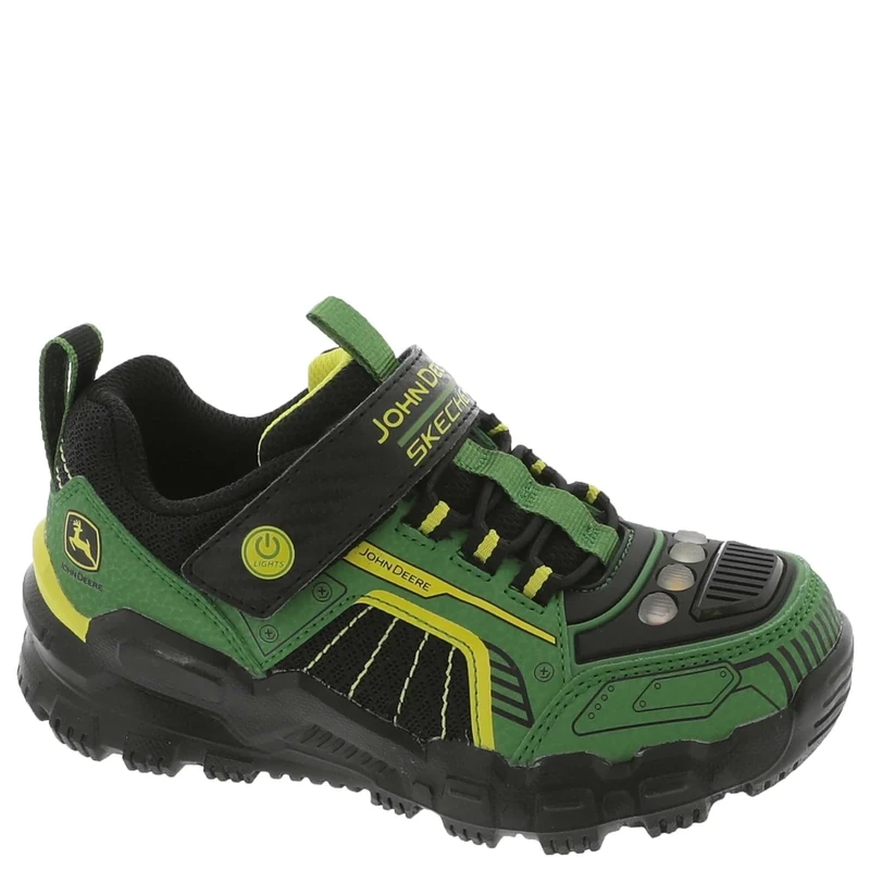 Skechers Boy's John Deere x Adventure Track Rugged-Brights Green, 2 UK