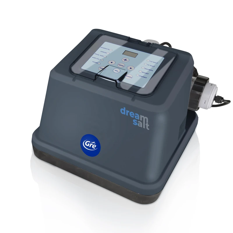 Gre GSS50 Dream Salt Electrolysis, Suitable for Above Ground Pools up to 50 M3, with Integrated LED Display
