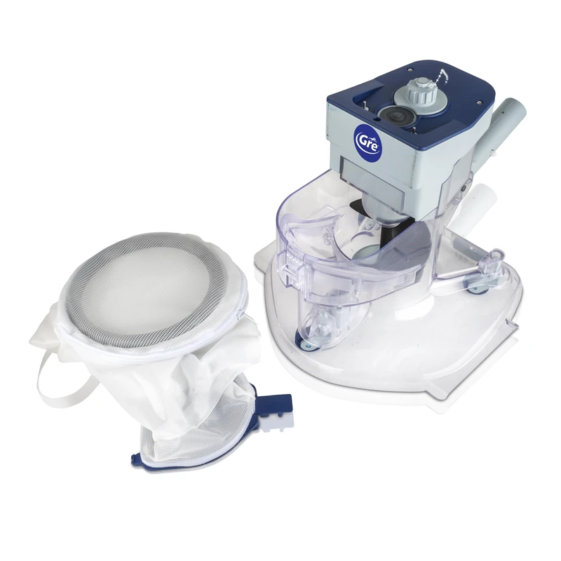 Gre Le75 Leaf Eater Wireless Battery Cleaner for Above Ground and Inground Pools with Extra Large 6L Filter