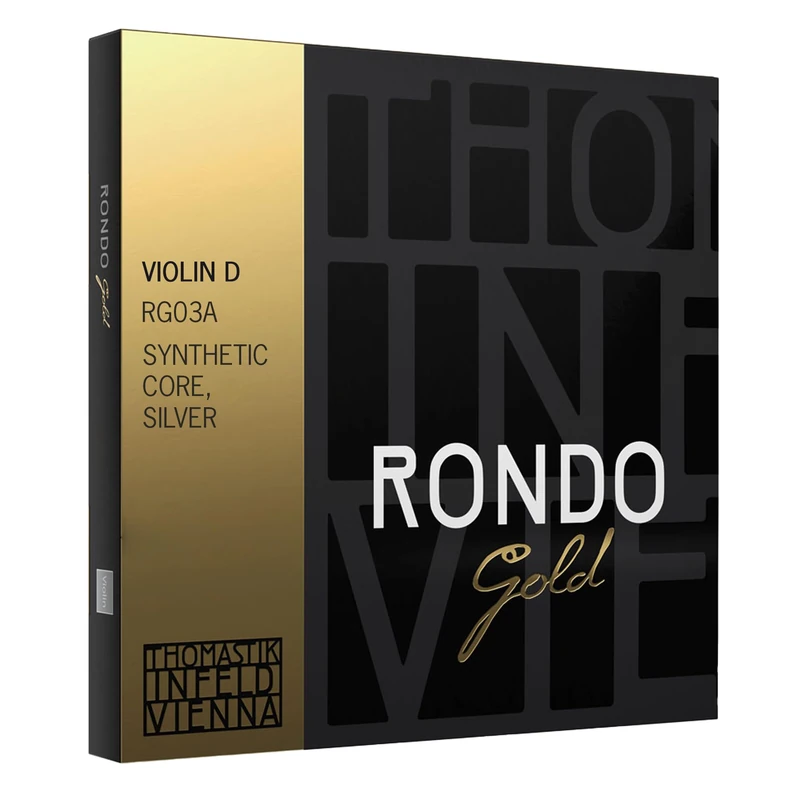 Thomastik violin strings Rondo Gold D synthetic core, silver RG03A
