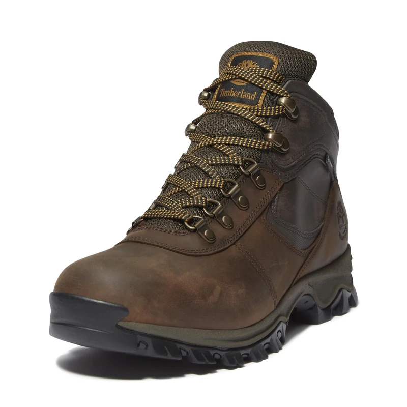 Timberland Men's Mt. Maddsen Mid Leather WP Chukka Boat, Dark Brown, 8 UK - Image 1