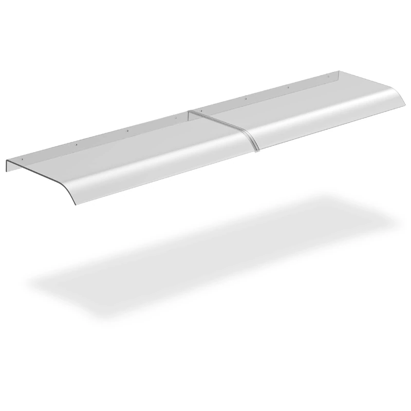 DKIEI Door Canopy Outdoor, Front Door Canopy Waterproof, Porch Rain Awning for Window, Patio, Roof Cover, UV Protection, 50 x 200cm