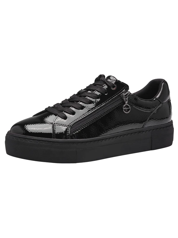Tamaris Women's 1-23313-41 Trainers, Black Patent, 6.5 UK