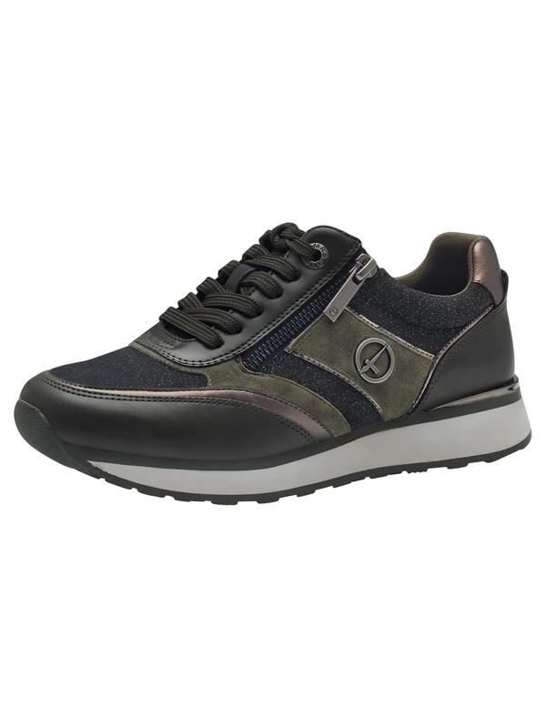 Tamaris Women' 1-23726-43 Sneaker, Olive Combined, 5 UK
