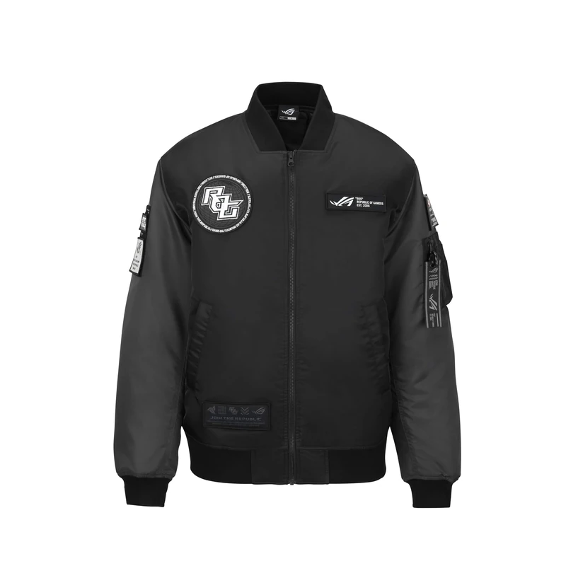 ASUS ROG CJ3001 Bomber Jacket - Black, Size XL