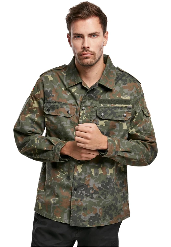 Brandit Men's BW Field Blouse, Camouflage, XXXXXXXL