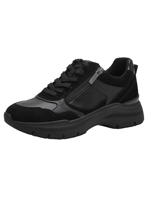 Tamaris Women's Trainers, Plain Black, 3.5 UK
