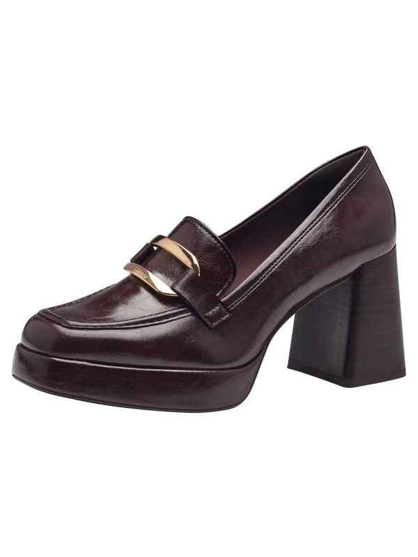 Tamaris Women' 1-24443-43 Loafer, Merlot, 5 UK