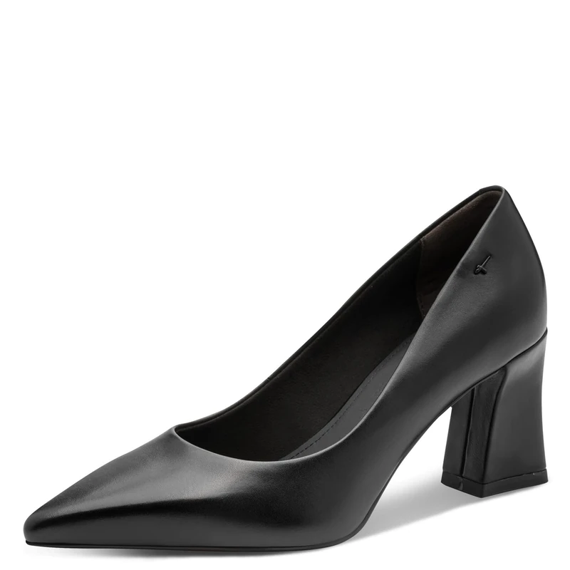 Tamaris Women's 1-22427-43 Pumps, Black Leather, 7.5 UK