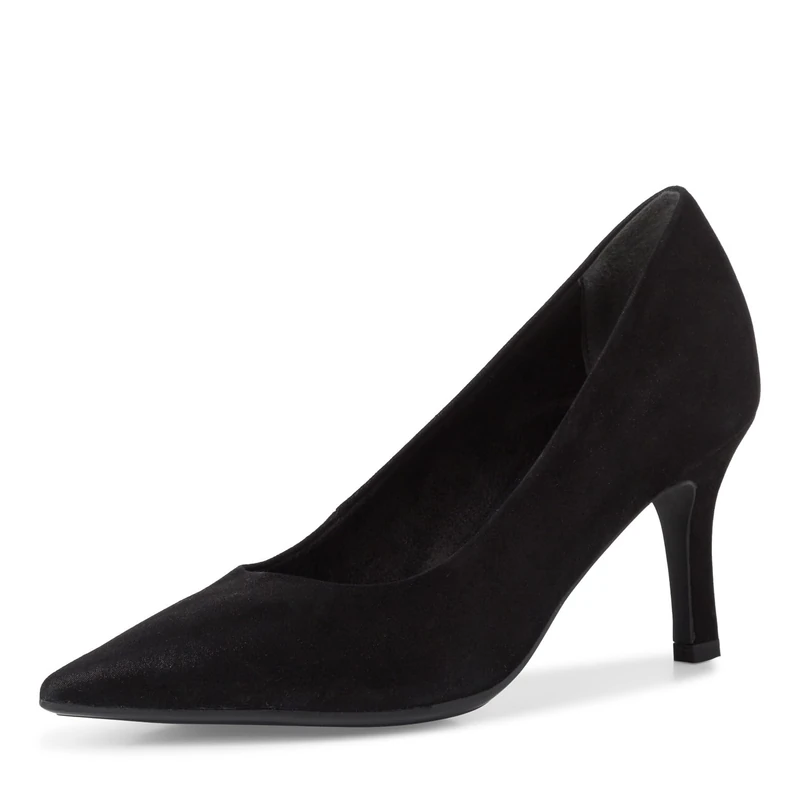 Tamaris Women's Stiletto Heel Pumps, Black Structure, 6 UK