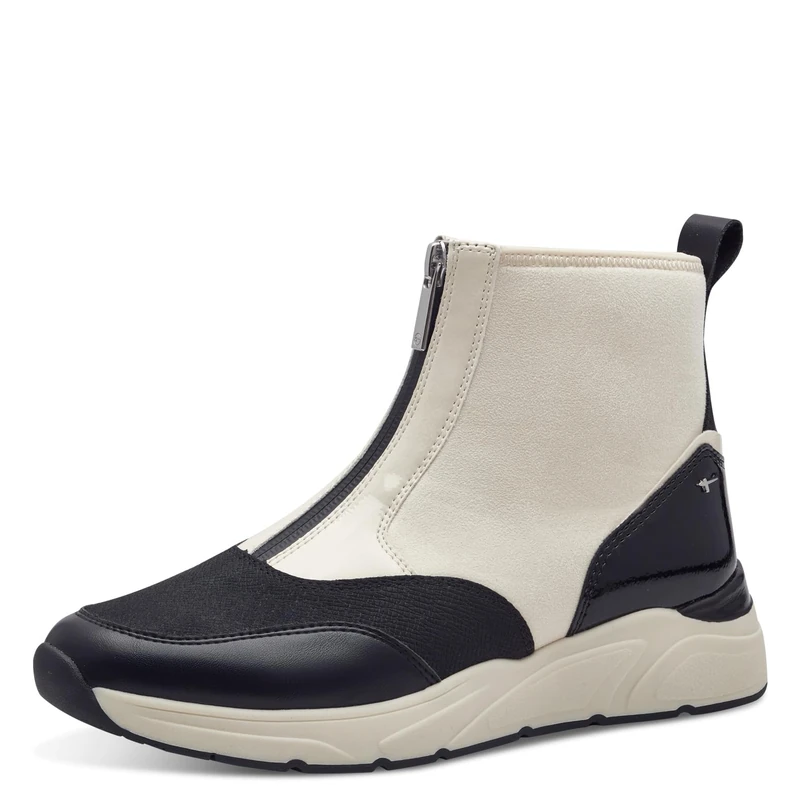 Tamaris Women's 1-25254-43 Fashion Boot, 430 Ivory Comb, 7.5 UK