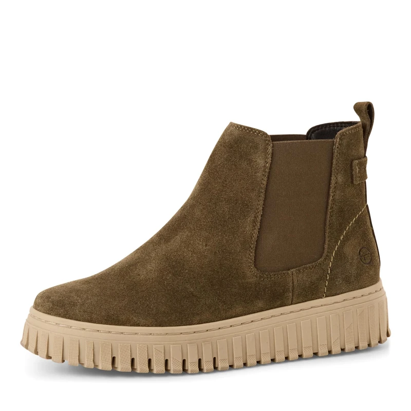 Tamaris Women's Classic Boots, Women's Boots, Interchangeable Footbed, Comfort Lining, olive, 6 UK