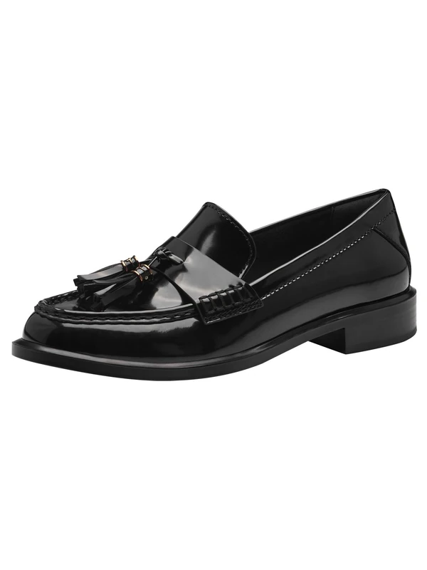 Tamaris Women's 1-24317-43 Loafer, Black, 6.5 UK