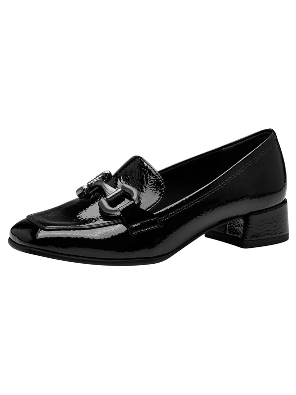 Tamaris Women' 1-24316-43 Loafer, Black, 6.5 UK