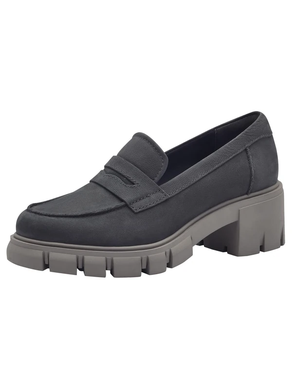 Tamaris Women' 1-24439-41 Loafer, Lt Grey SIL St, 6 UK