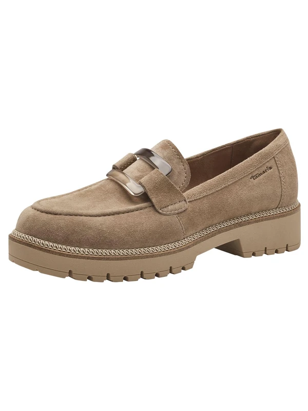 Tamaris Women's Flat Slippers, Beige, 7.5 UK