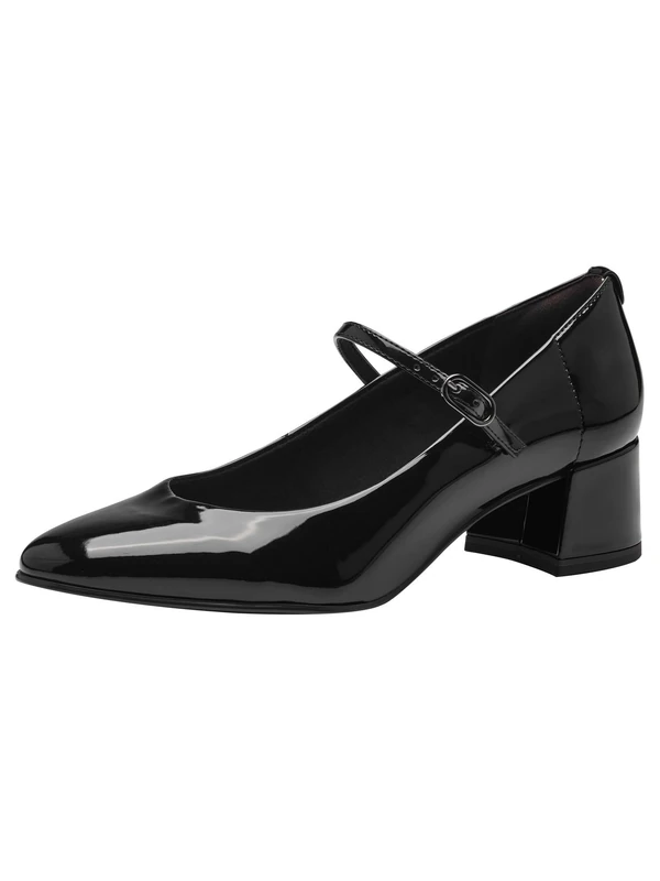 Tamaris Women's Damen 1-22412-43 Closed-Toe Pumps, Black, 10 UK