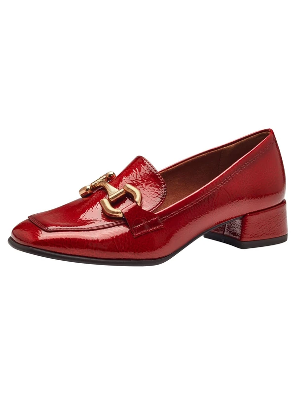 Tamaris Women' 1-24316-43 Loafer, red, 5 UK