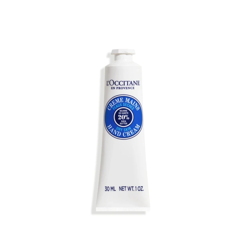 L'OCCITANE Shea Butter Hand Cream 30ml, Enriched with Shea Butter, Vegan Formula, Luxury & Clean Beauty Hand Care for All Skin Types