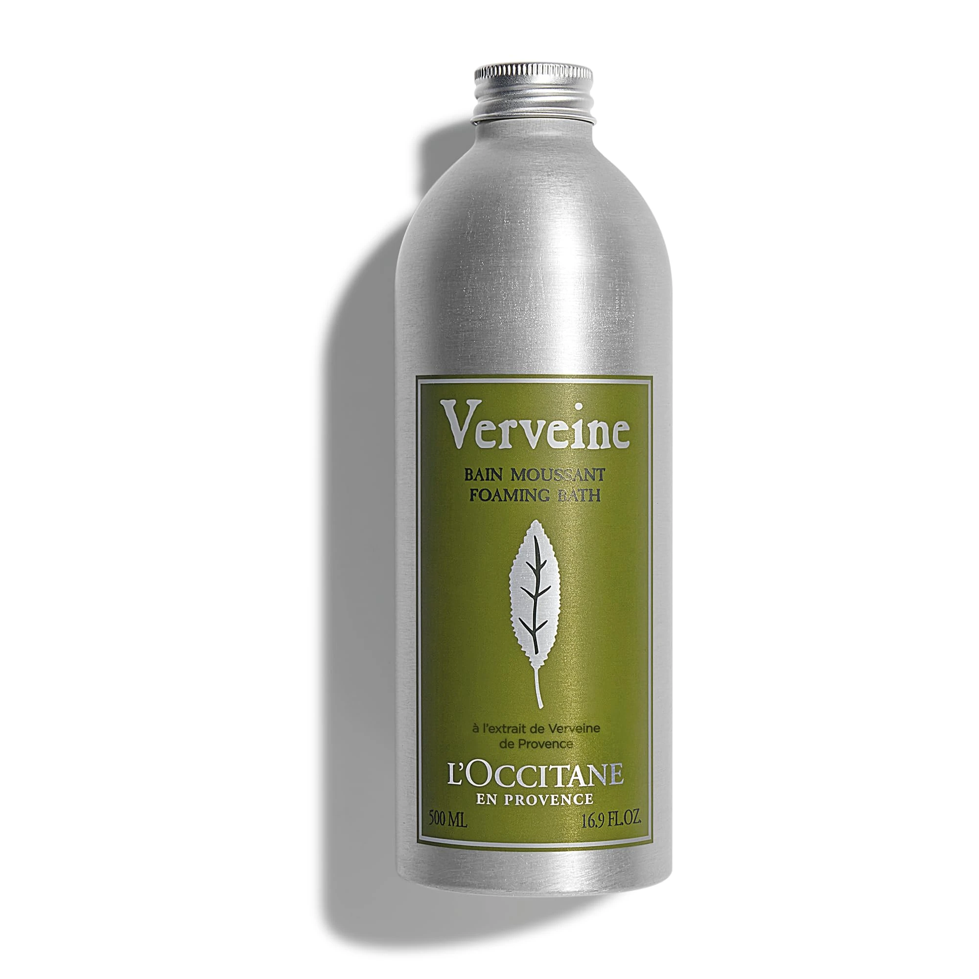 L'OCCITANE Verbena Foaming Bath 500ml, Refreshing Aromatic Bubble Bath with Organic Verbena Extract for Uplifted, Soft Skin, Luxury & Clean Beauty Body Care for All Skin Types