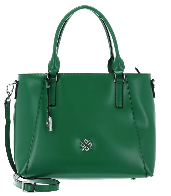 Picard Black Tie 55584S9388 Shopper for Women Made of Cowhide Split in Green Dimensions: 14 x 29 x 23 cm, Green, Standard Size, Shopper