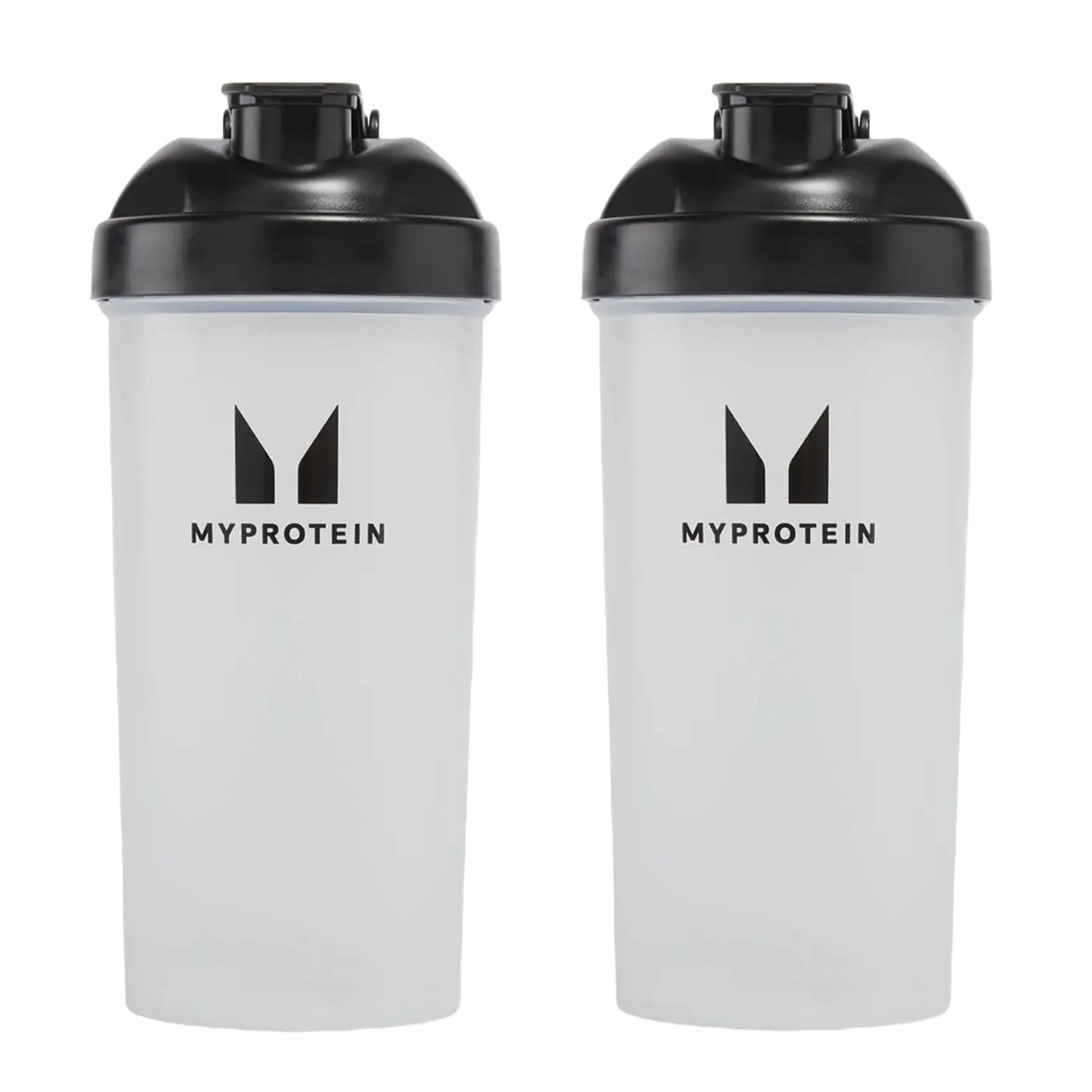 Myprotein Shaker Bottles Pack of 2-600ml, BPA-Free Protein Shakers, Ideal for Mixing Protein Shakes, Smoothies, and Supplements, Leak-Proof Design