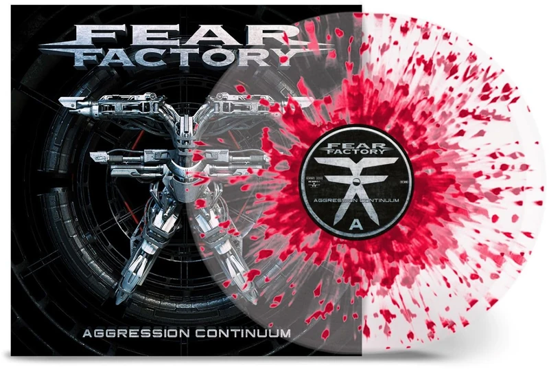 Aggression Continuum - Crystal Clear Red Splatter [Vinyl LP] [VINYL]