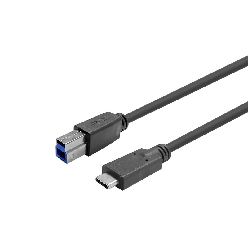 Vivolink USB-C Male - B Male Cable, 12.5 m, Black, PROUSBCBMM12.5