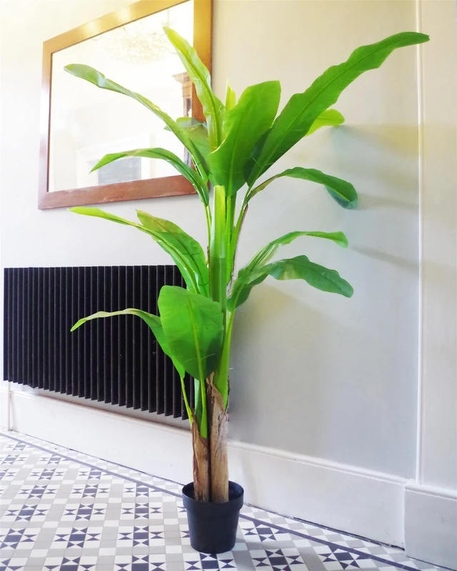 Leaf 180cm Artificial Plant Tropical Natural Tree, 6ft Banana