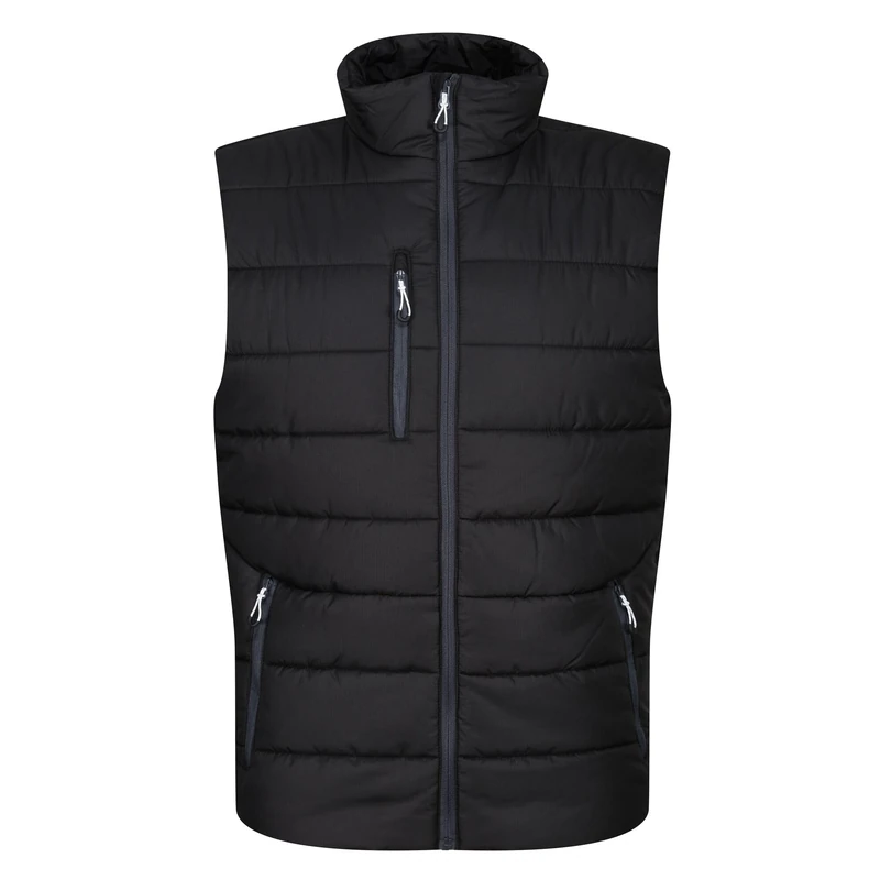 Regatta Professional Mens Navigate Thermal Gilet Body Warmer, Black/Sealgr, L EU