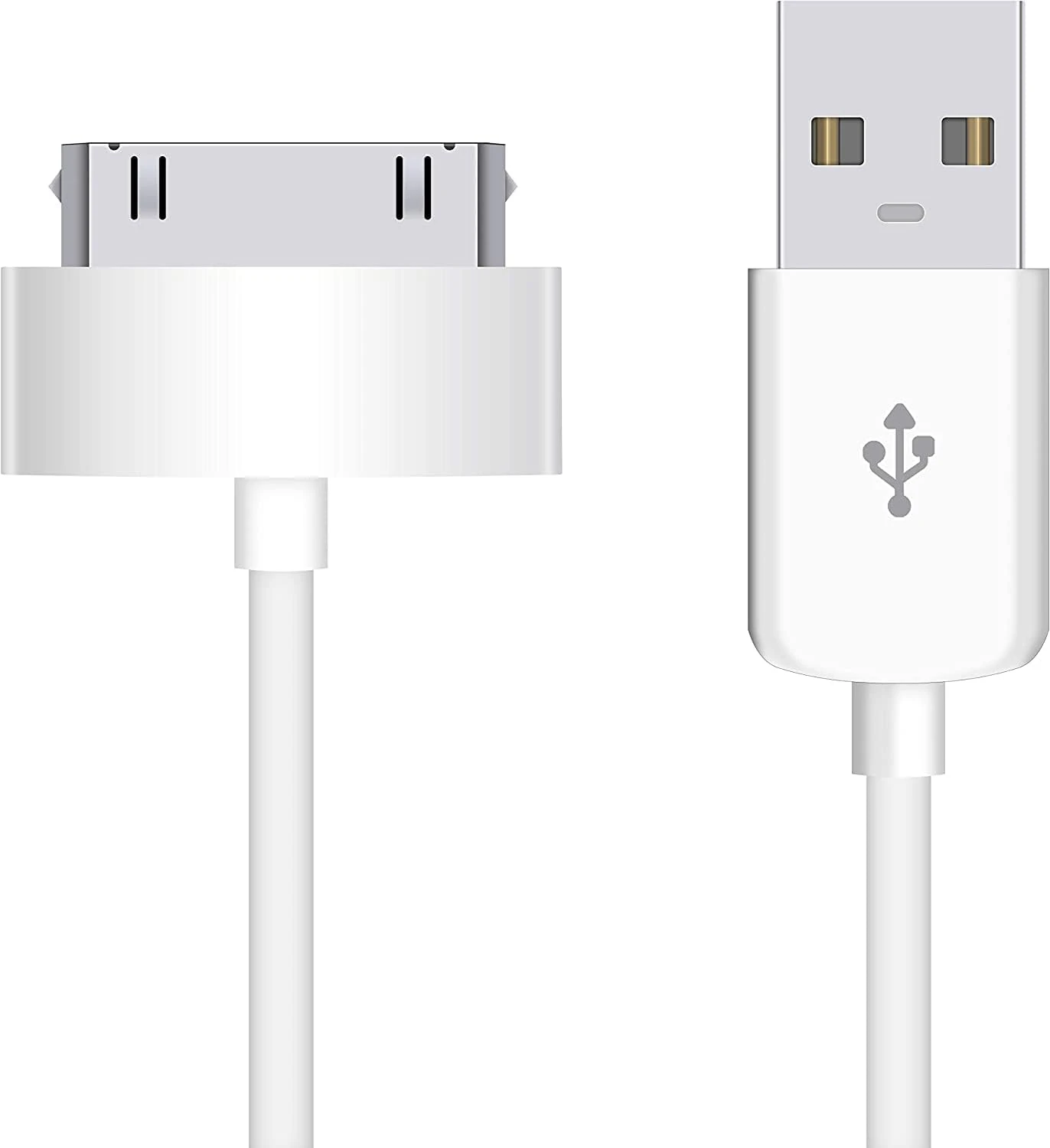 selling united USB Sync and Charging Data Cable compatible with iPhone 4/4s, 3G/3GS, iPad 1/2/3, 30-Pin Cables Charger Lead - 1M White