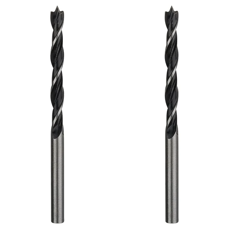 Bosch 2609255203 92mm Brad Point Drill Bits with Diameter 6mm (Pack of 2)